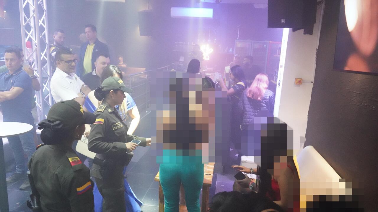 Interior de la discoteca en Cartagena.