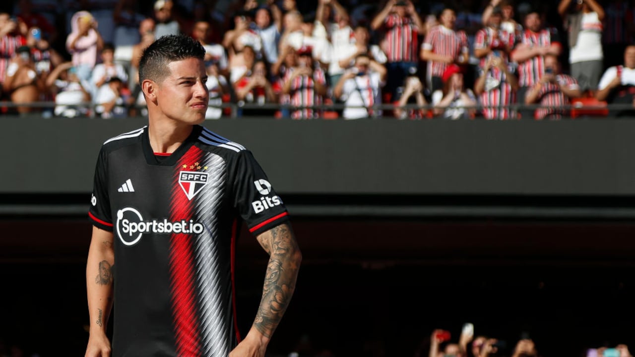 James Rodríguez, jugador de Sao Paulo