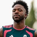 Vinicius Jr en su regreso a entrenamientos con el Real Madrid.