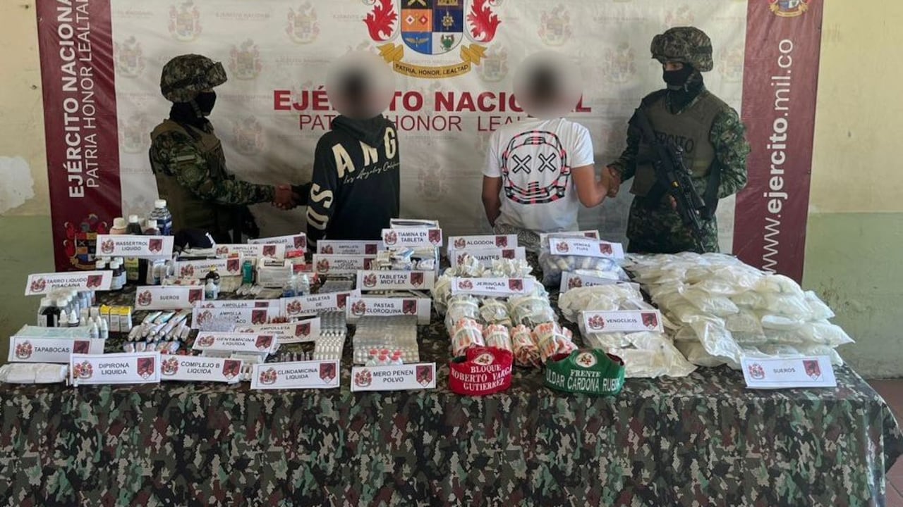 El dispensario atendía a presuntos miembros de la estructura Roberto Vargas Gutiérrez y a las subestructuras Manuel Alexánder Ariza Rosario y Jorge Mario Valle del Clan del Golfo