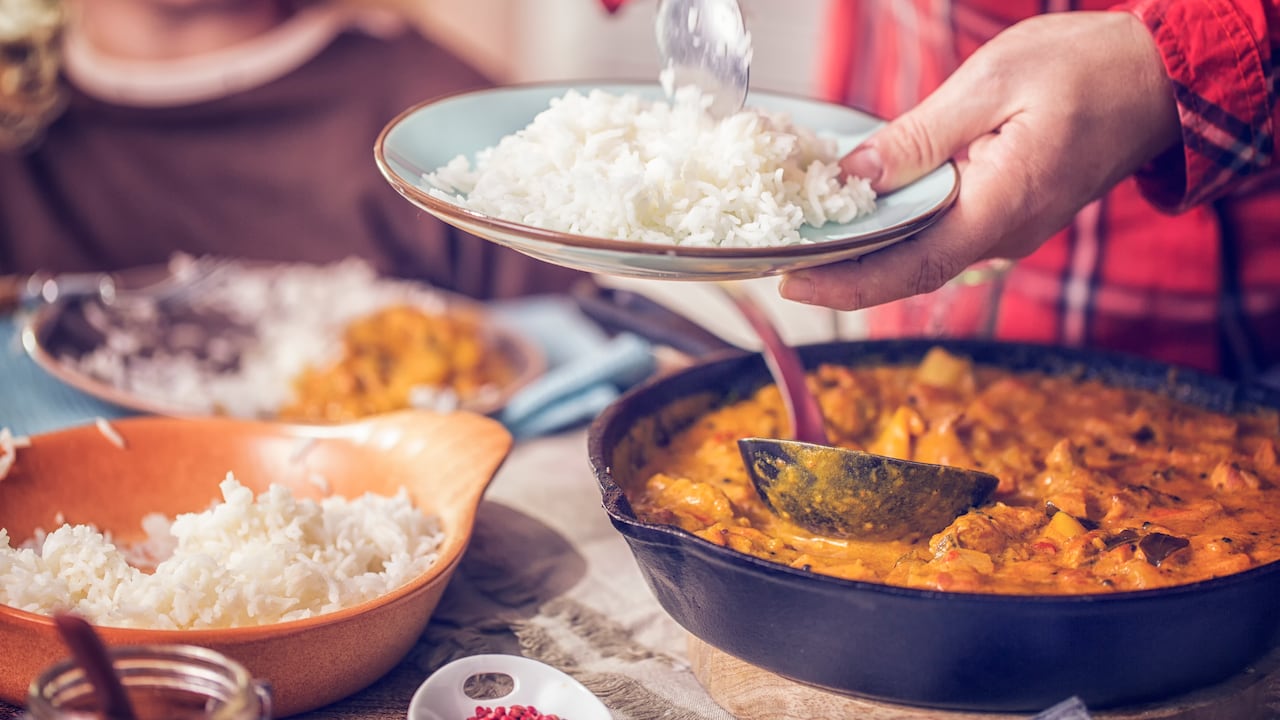 El arroz es rico en vitaminas y potasio.