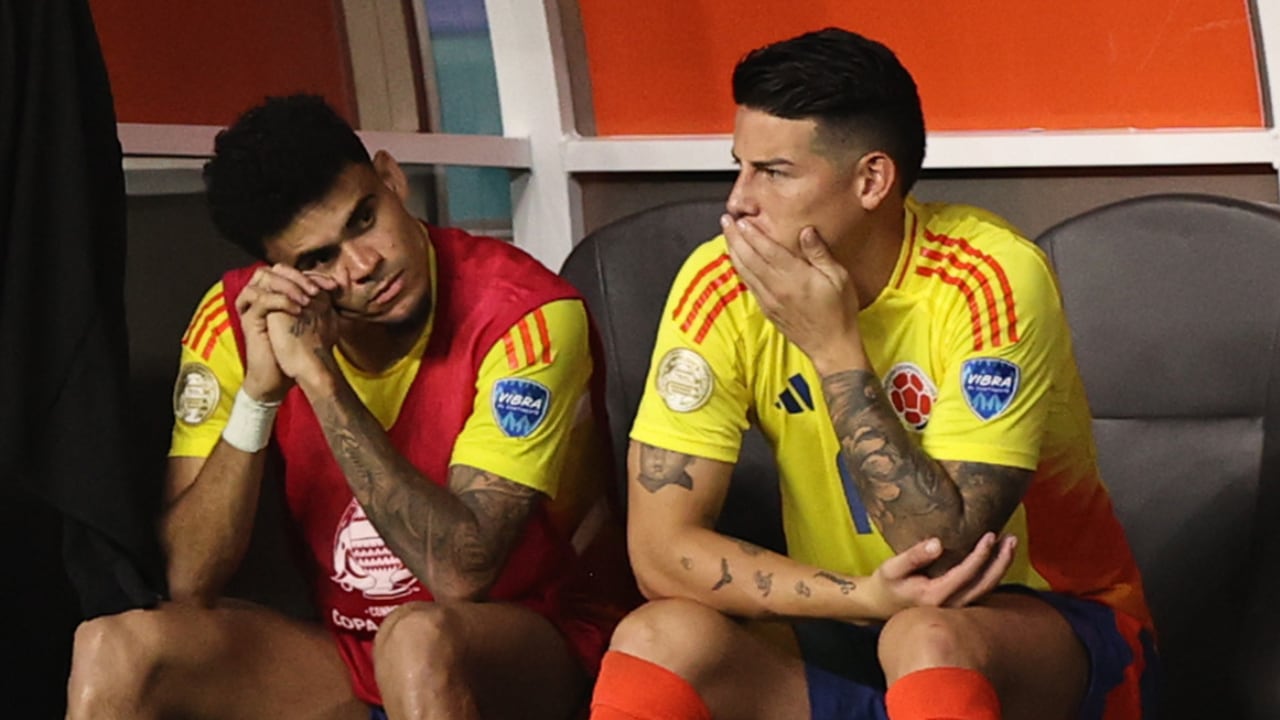 Luis Díaz y James Rodríguez, máximas figuras de la Selección Colombia