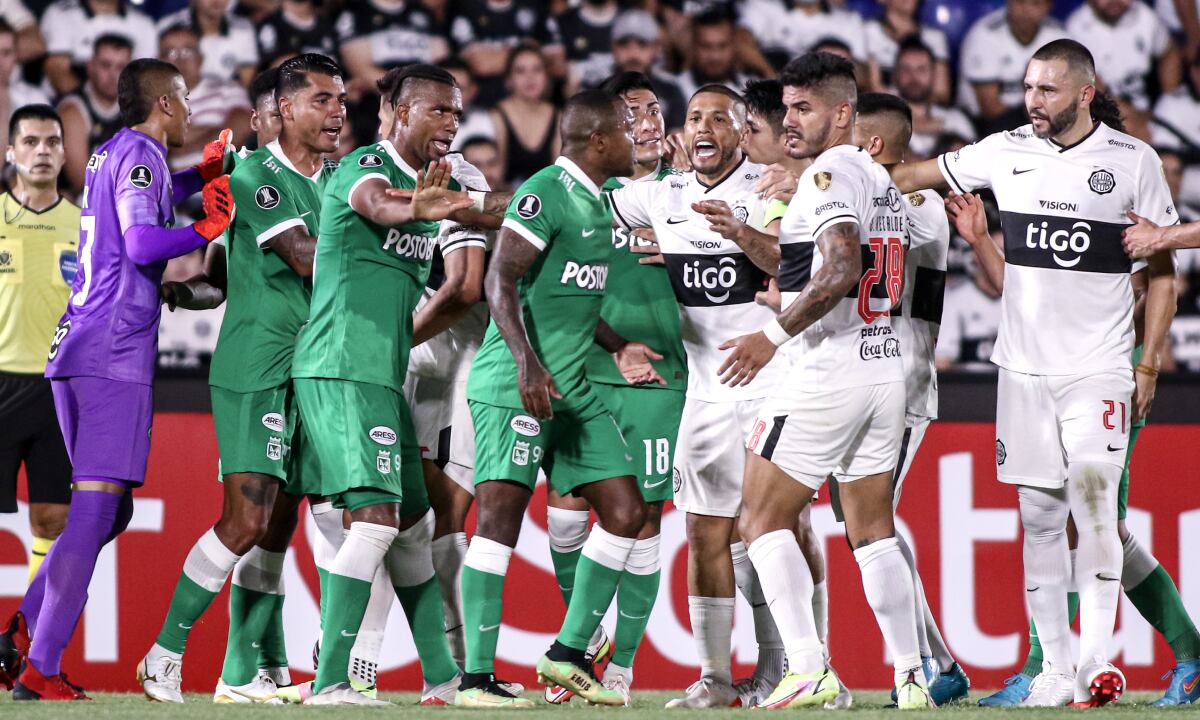 Assuncion, PARAGUAY - 24/02/2022- CONMEBOL Libertadores 2022 - Olimpia (PAR) vs Atletico Nacional (COL) - Estádio Defensores del Chaco - Photo by : Staff images /CONMEBOL
