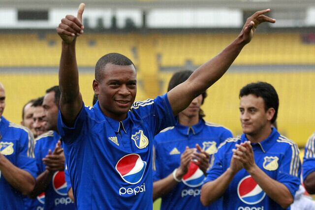 Bonner Mosquera, jugador con más partidos en Millonarios