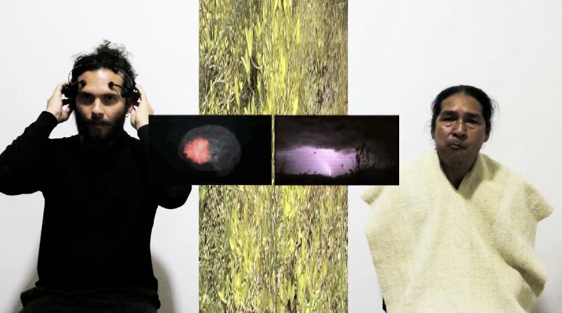 Obra: Emancipación Sináptica, NOMASMETAFORAS, Consejo de Mayores del Territorio Ancestral Kweth Kina & Consejo de Mayores UAIIN-CRIC, 2024.