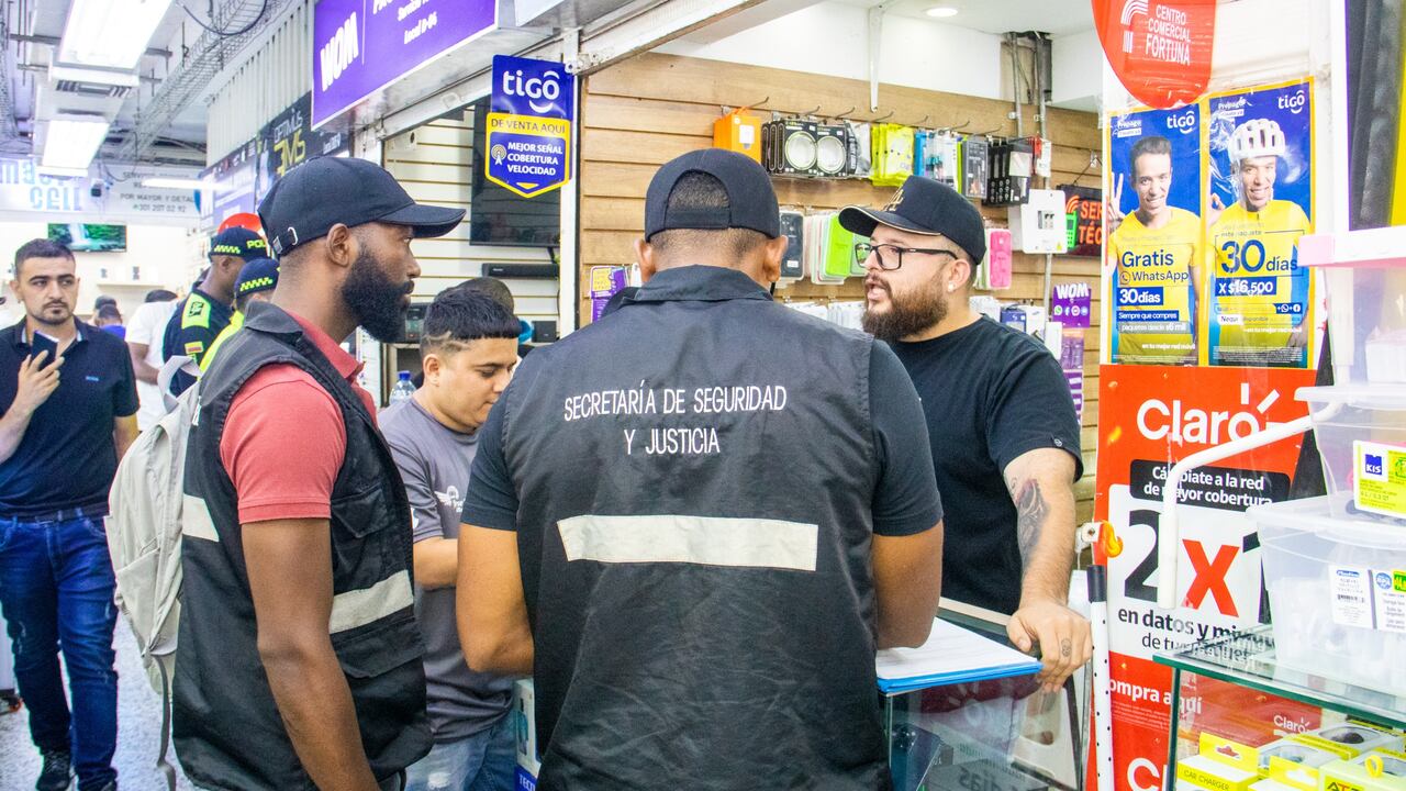 Operativo contra el hurto de celulares en Cali