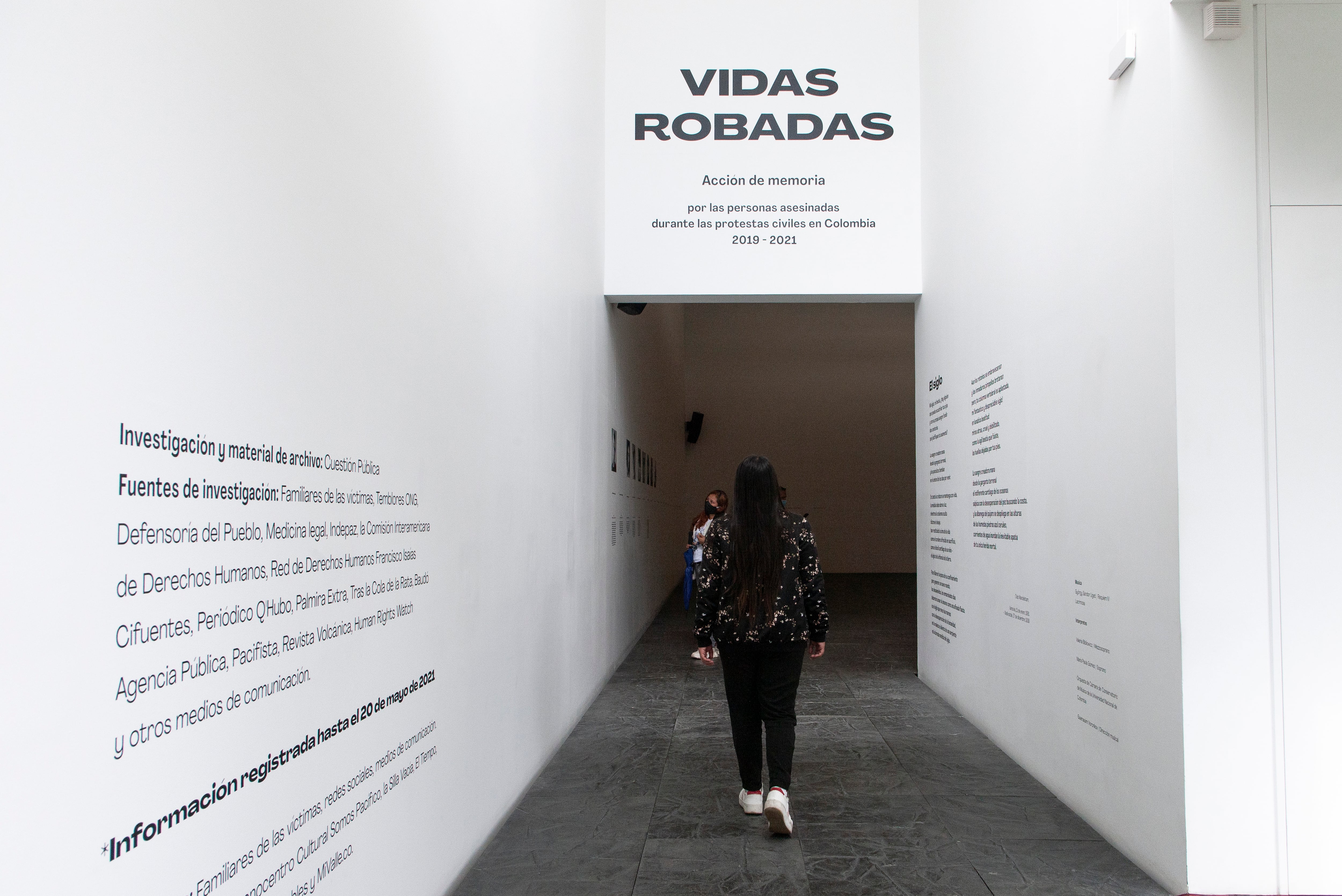 Exposición Vidas Robadas en el Espacio Fragmentos