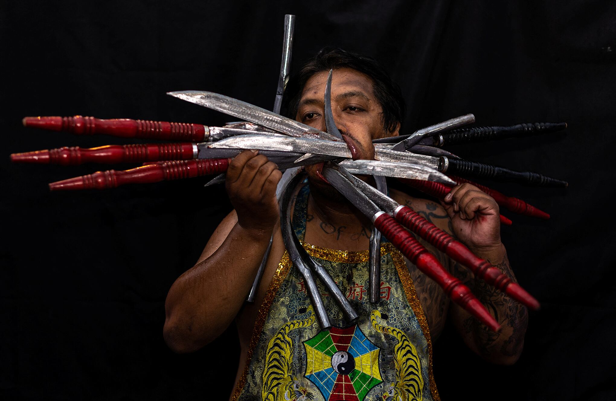 En imágenes : Retratos del festival vegetariano taoísta en Phuket
