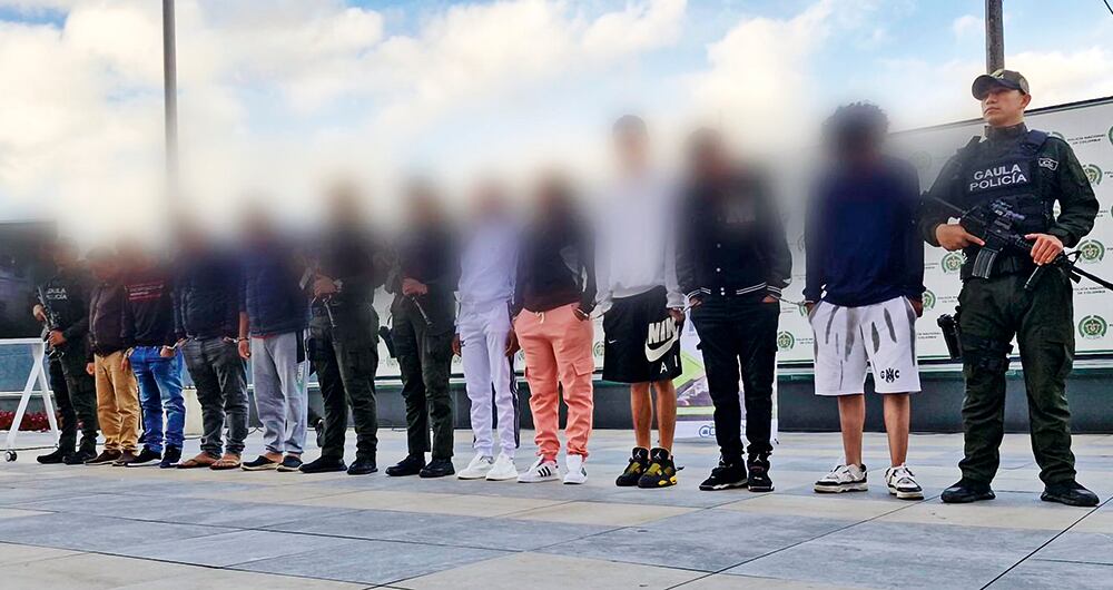 Miembros del Tren de Aragua.