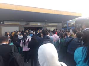 Afueras del portal Usme de TransMilenio.
