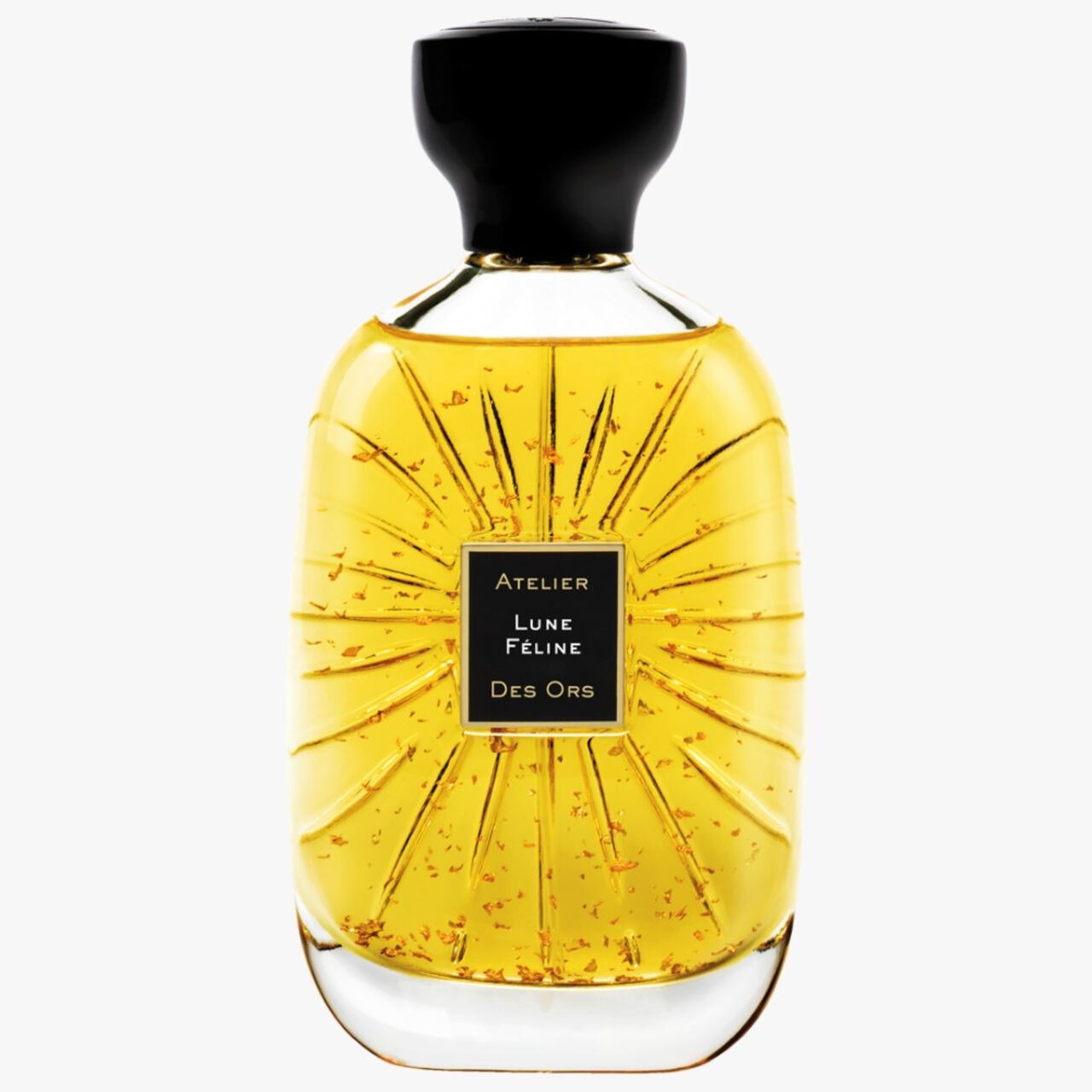 Perfume con láminas de oro de 24 quilates