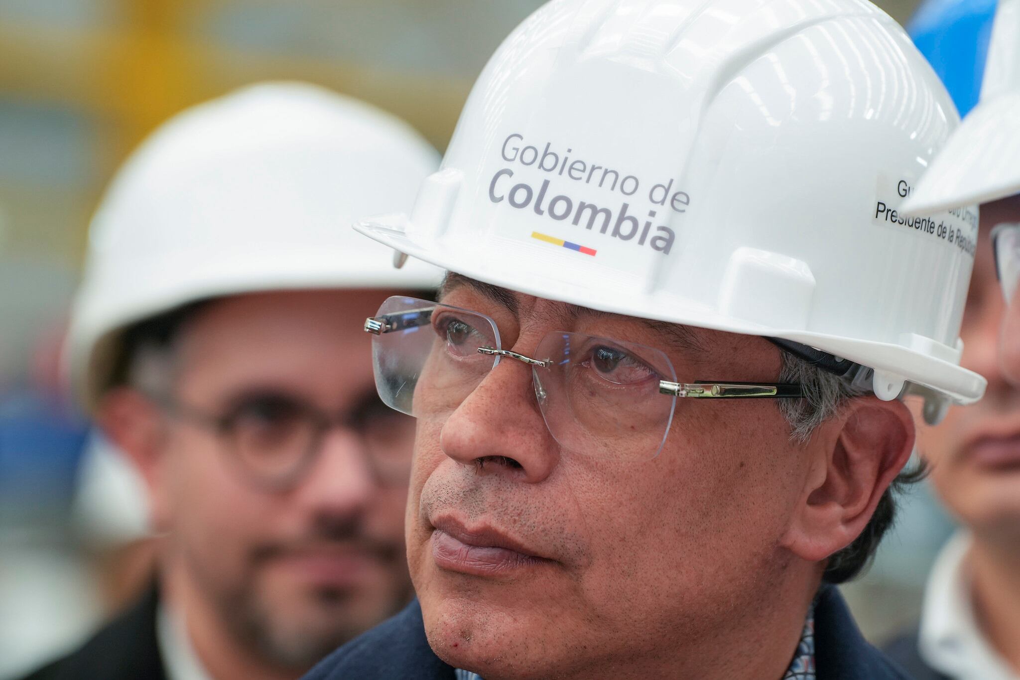 El presidente, Gustavo Petro, el 16 de octubre de 2025, en Cota (Cundinamarca)