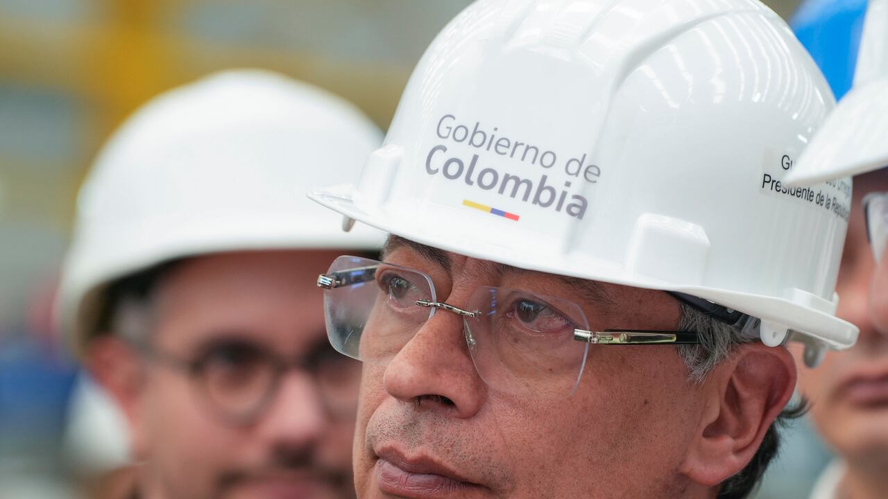 El presidente, Gustavo Petro, el 16 de octubre de 2025, en Cota (Cundinamarca).