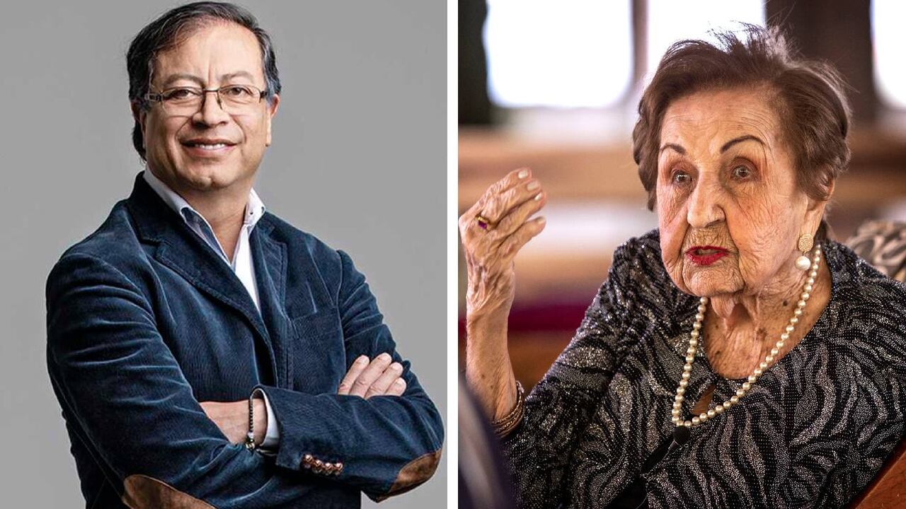 Cecilia Suárez de Hernández, madre del candidato Rodolfo Hernández habló del deseo de ver a su hijo en la presidencia de la República. Foto: montaje SEMANA.