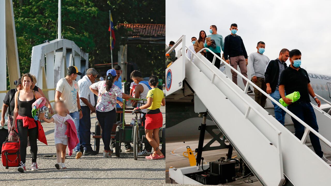 Migrantes venezolanos, deportados EEUU