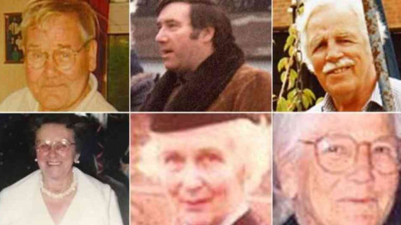 La indagatoria sobre la muerte de 10 pacientes, seis de los cuales están en la foto arriba, fue realizada en 2009.