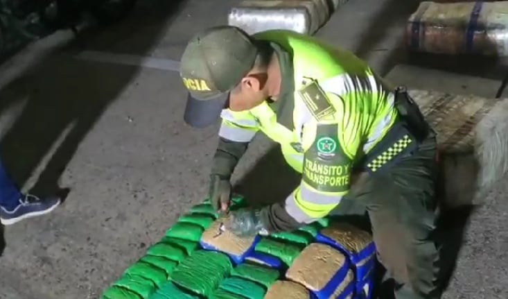 El cargamento está avaluado en más de 1.200 millones de pesos.