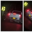 Delincuentes, grabados en asalto a ocupantes de camioneta en la vía Rosas-Timbío, en el Cauca.