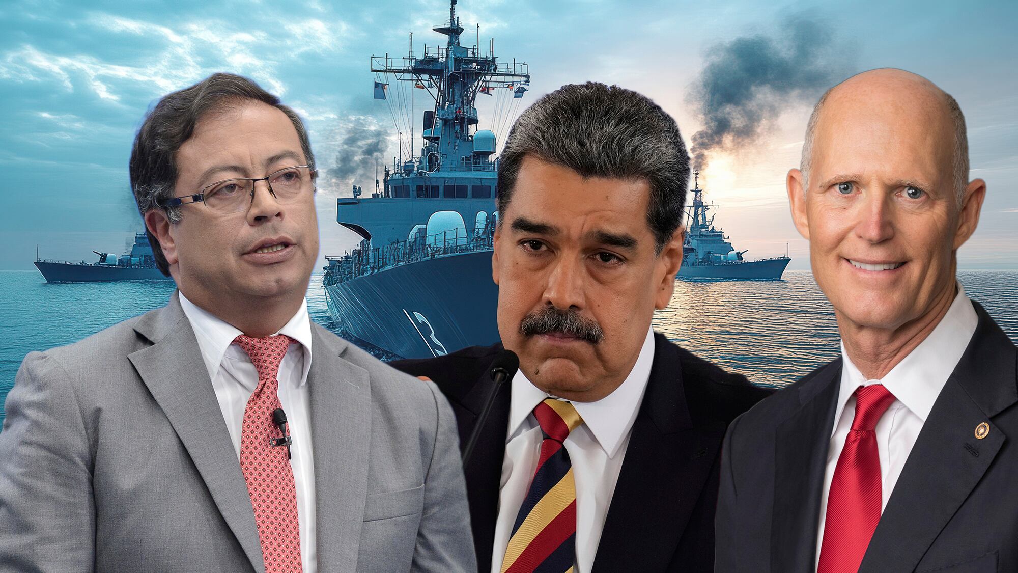 Rick Scott Gustavo Petro, Nicolás Maduro