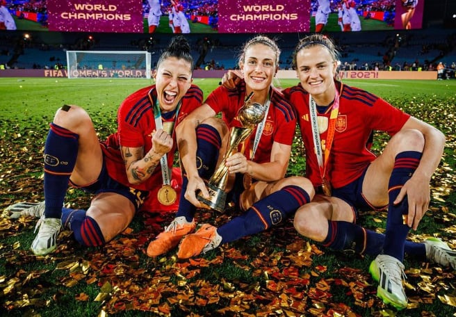 Esta sería la presunta pareja de Jenni Hermoso, la jugadora que fue besada por  Luis Rubiales.