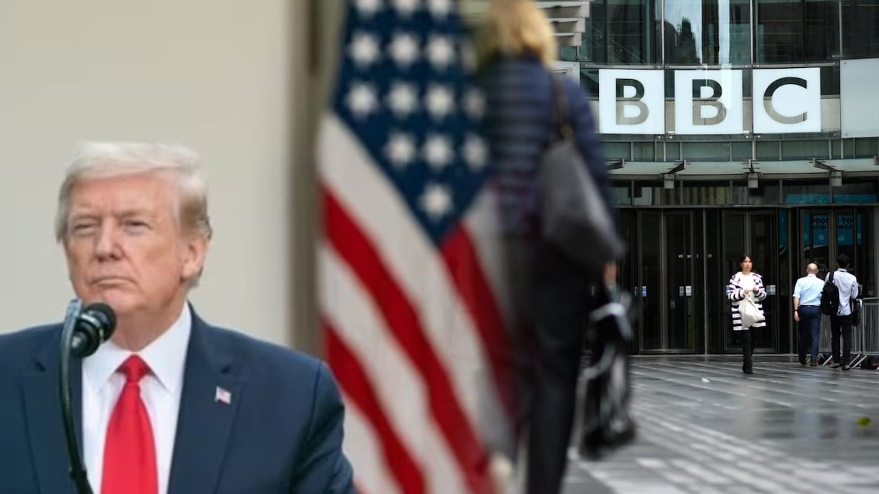 Renuncian directivos de la BBC tras polémica por imágenes manipuladas de Donald Trump