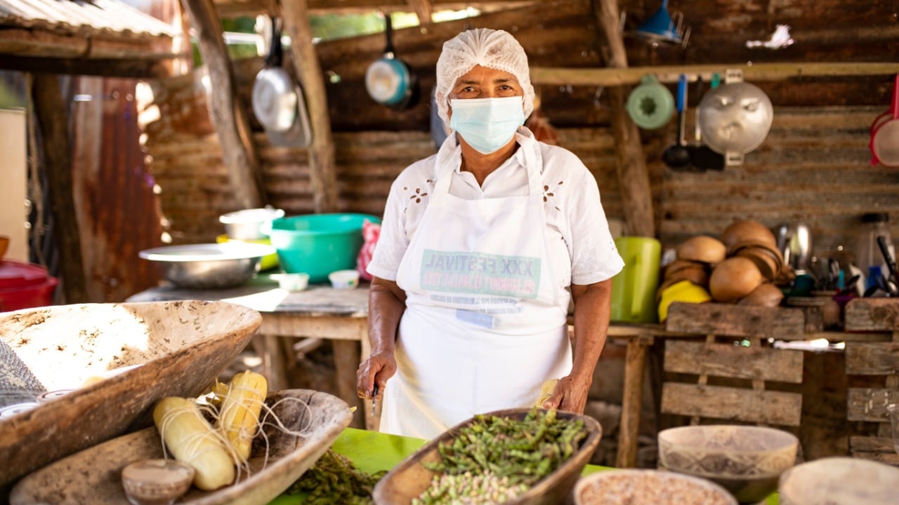 Iveth Hernández, una de las cocineras que participa en el festival.