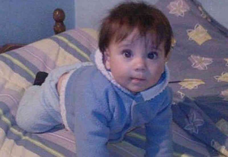 Luis Santiago, de once meses de edad, muerto por orden de su padre, Orlando Pelayo. 