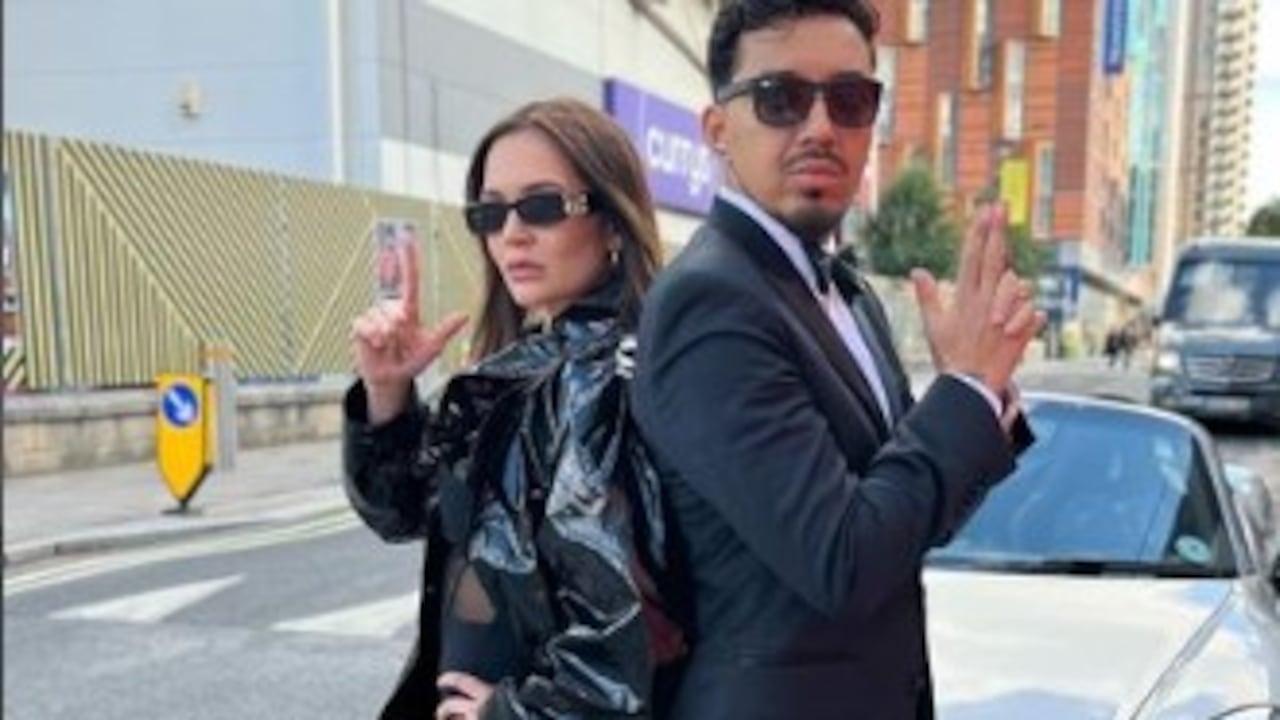 Lina Tejeiro y Lokillo estuvieron juntos en Londres