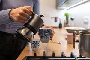 Morning coffee for two