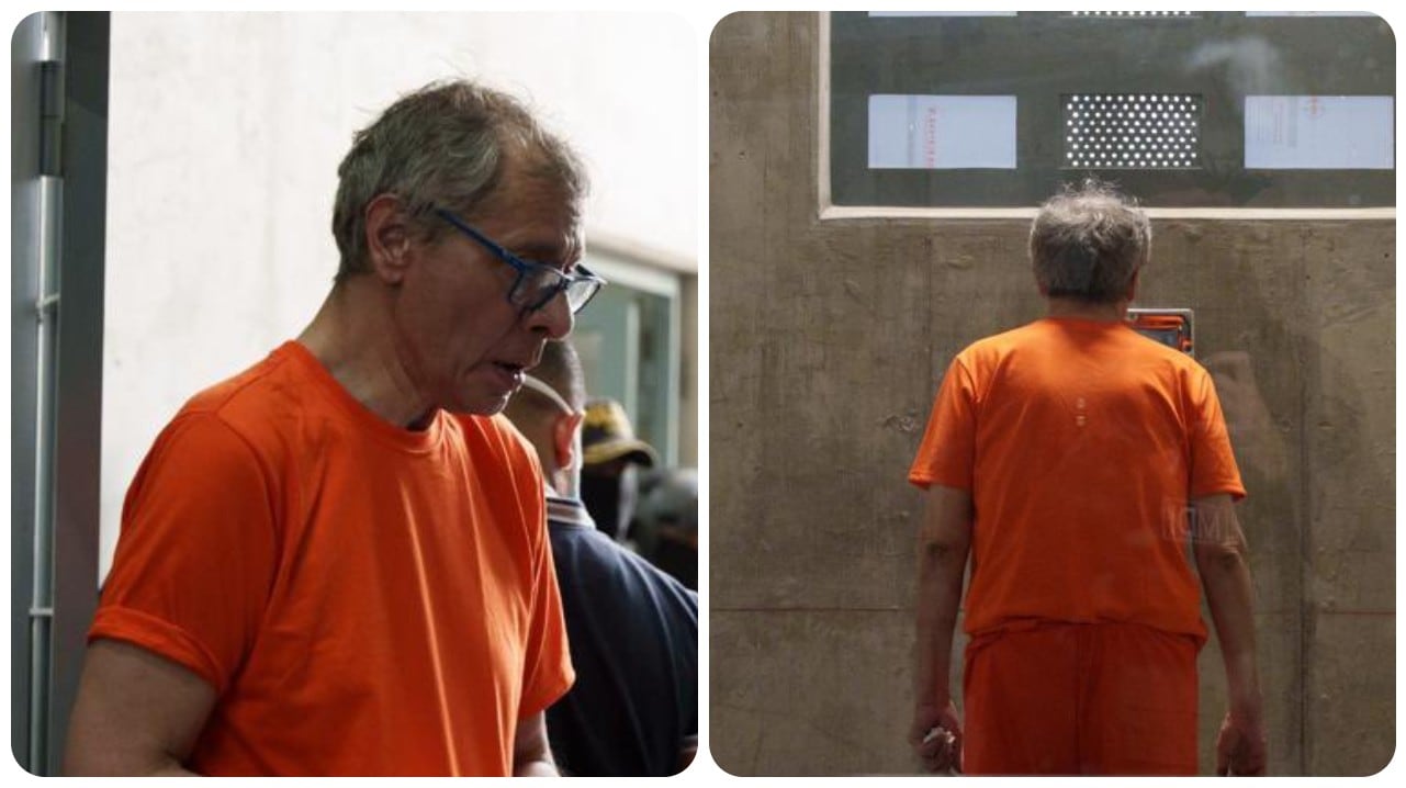 Jorge Glas en su ingreso a la cárcel