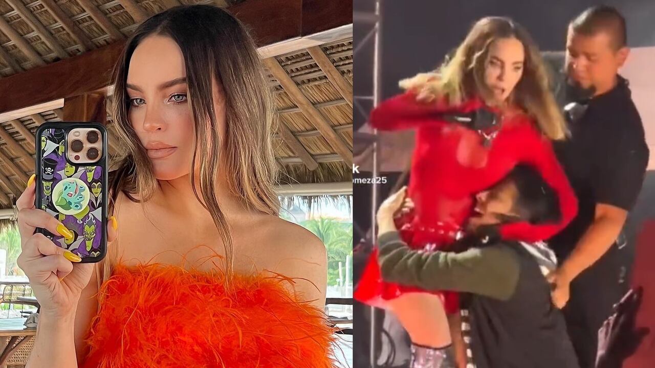 La cantante recibió críticas por "exagerada". Fotos: Instagram: @belindapop - Twitter @@lacomadritaof_.