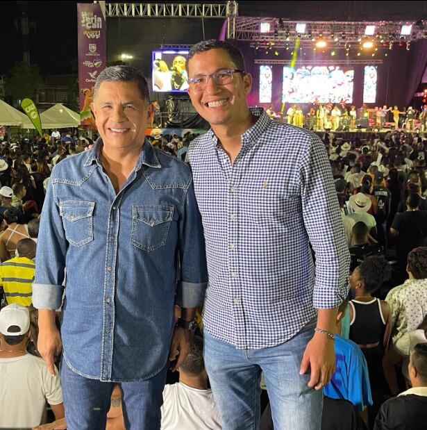 Alcalde de Cali, Jorge Iván Ospina y Brayan Steven Hurtado, nuevo secretario de Cultura de Cali.