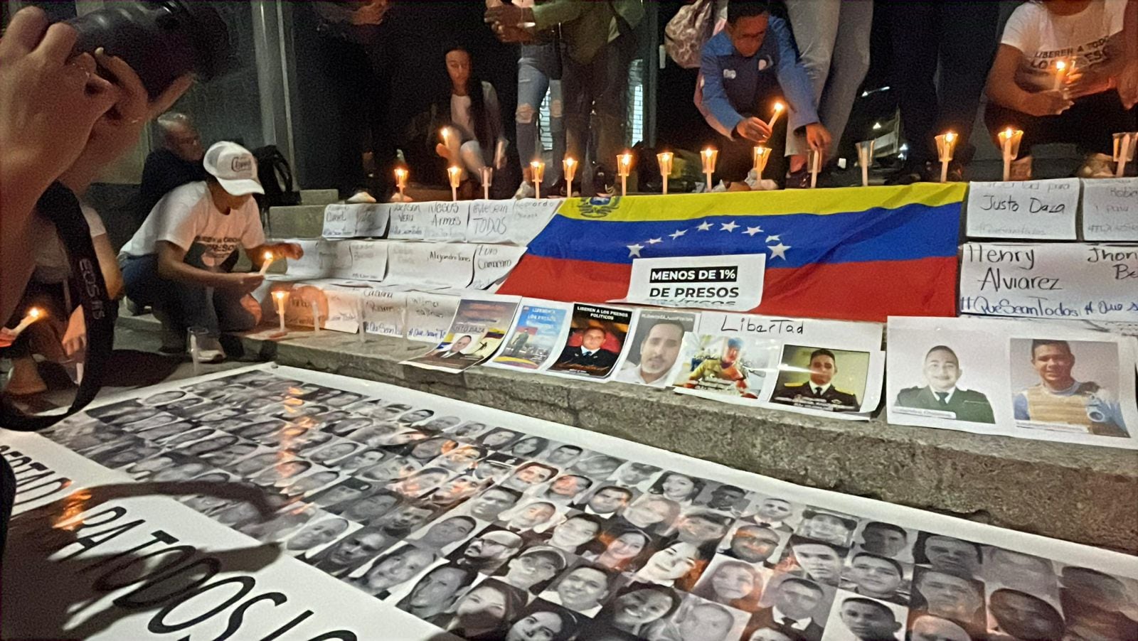 Exigen liberación de presos políticos en Venezuela.