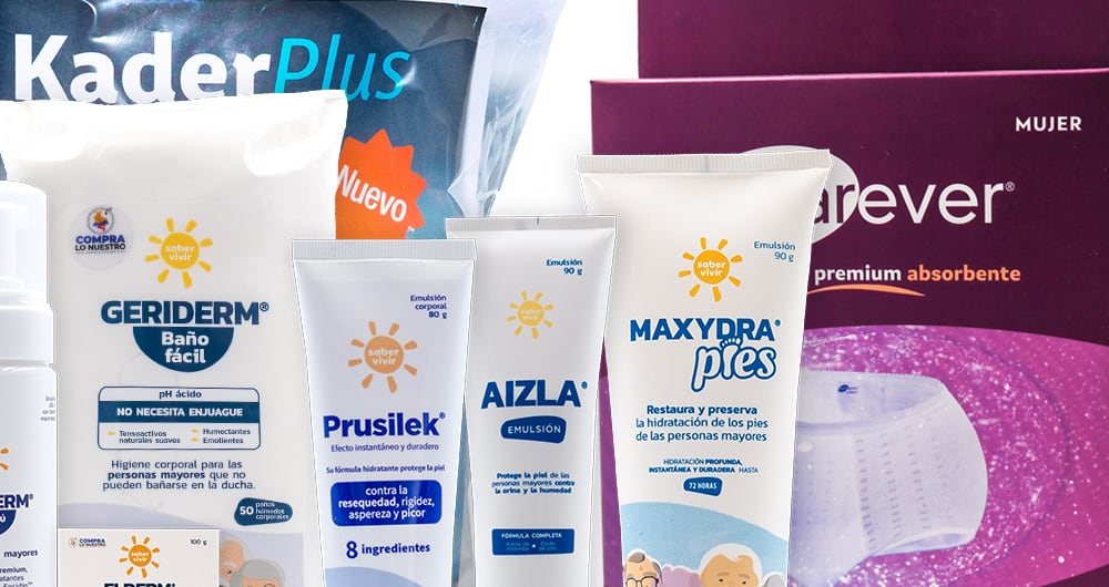 Saber Vivir es una empresa que desarrolla productos especializados para el bienestar de las personas mayores.