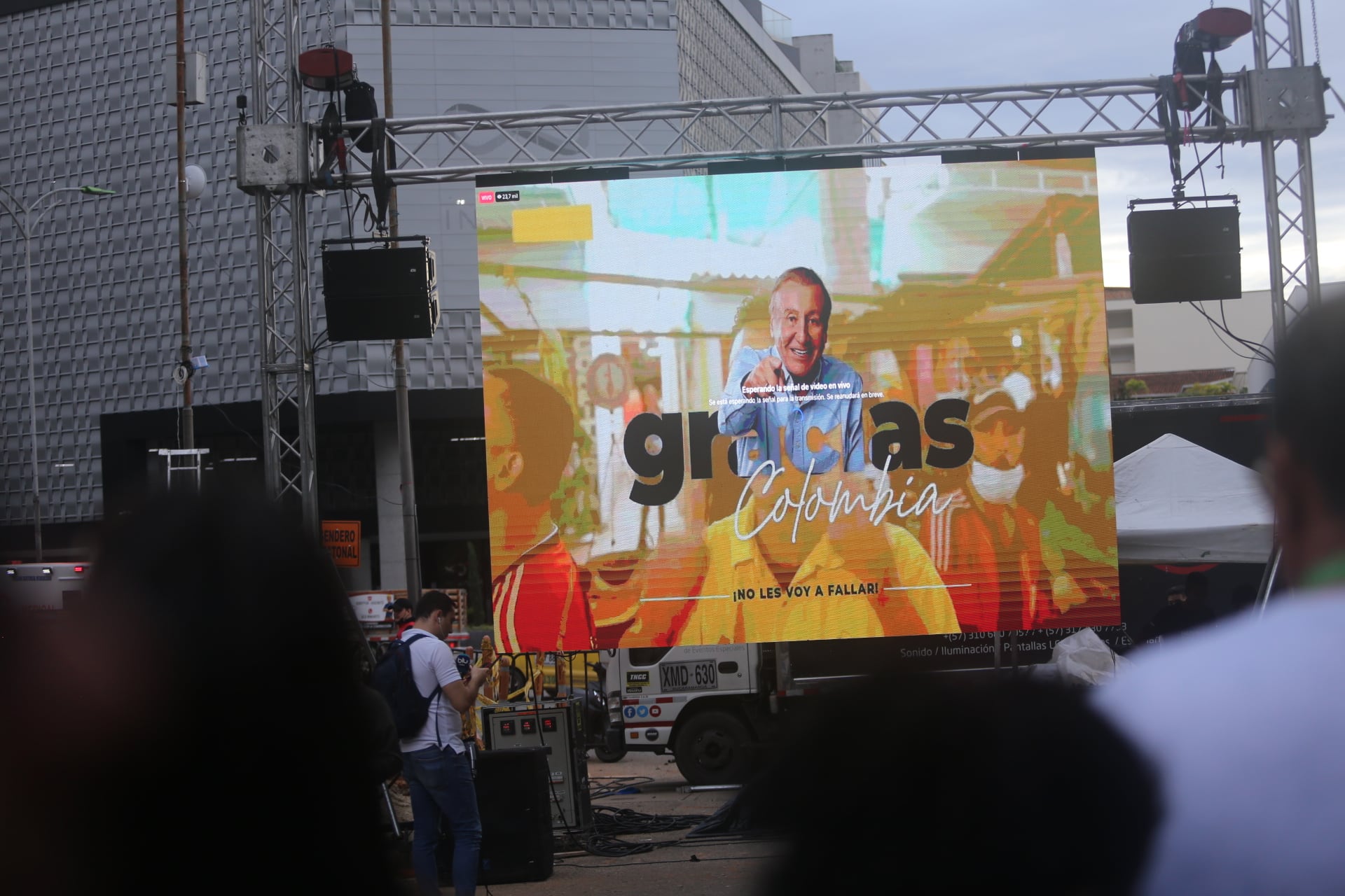 Seguidores de Rodolfo Hernández, en Bucaramanga