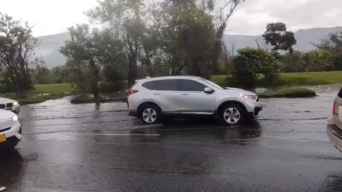 Inundaciones en la Autopista Norte.