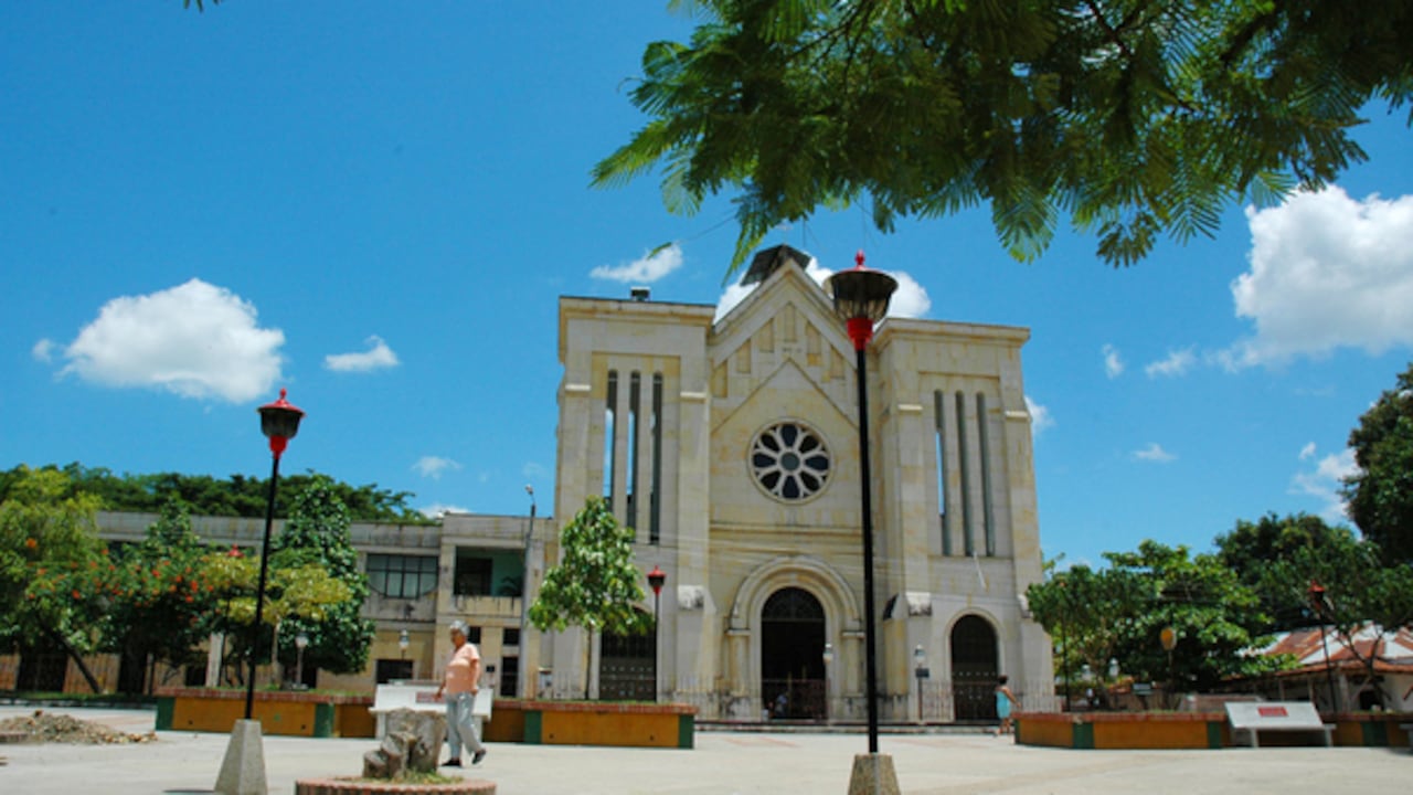 Basílica del señor Caído, en el Carmen de Apicalá. (Foto tomada de la Gobernación del Tolima).