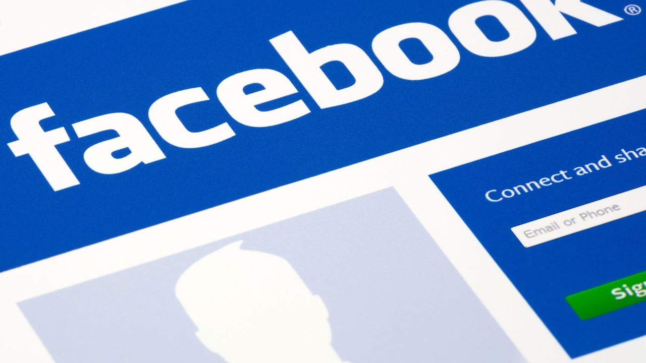 Pantalla principal de Facebook.