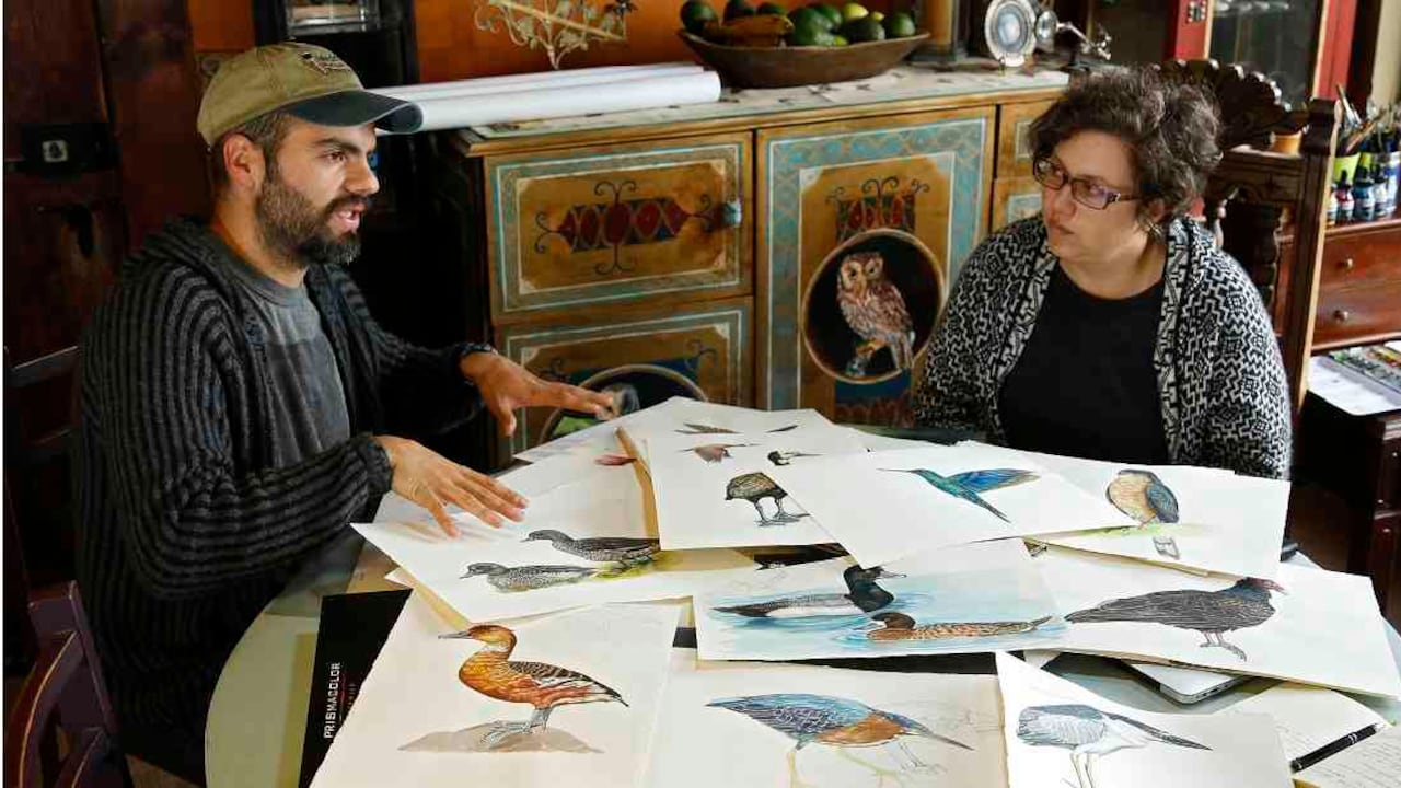 Emmanuel Laverde y Paula Andrea Romero, fundadores de Arte y Conservación. Foto: Guillermo Torres