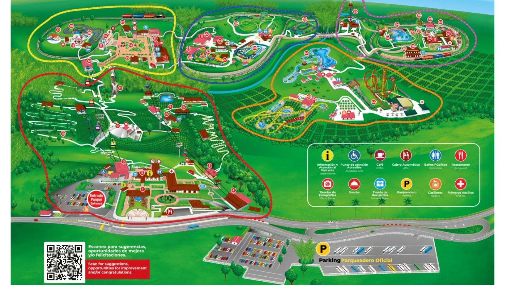 Según la IA, estos son los mejores parques de diversiones en Colombia, ¿los conoce?