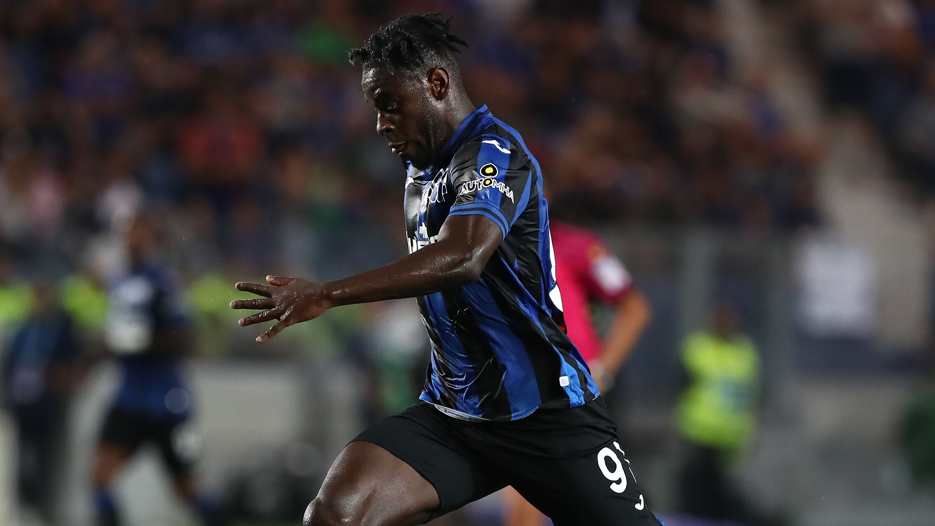 Duván Zapata, jugador del Atalanta de Italia.