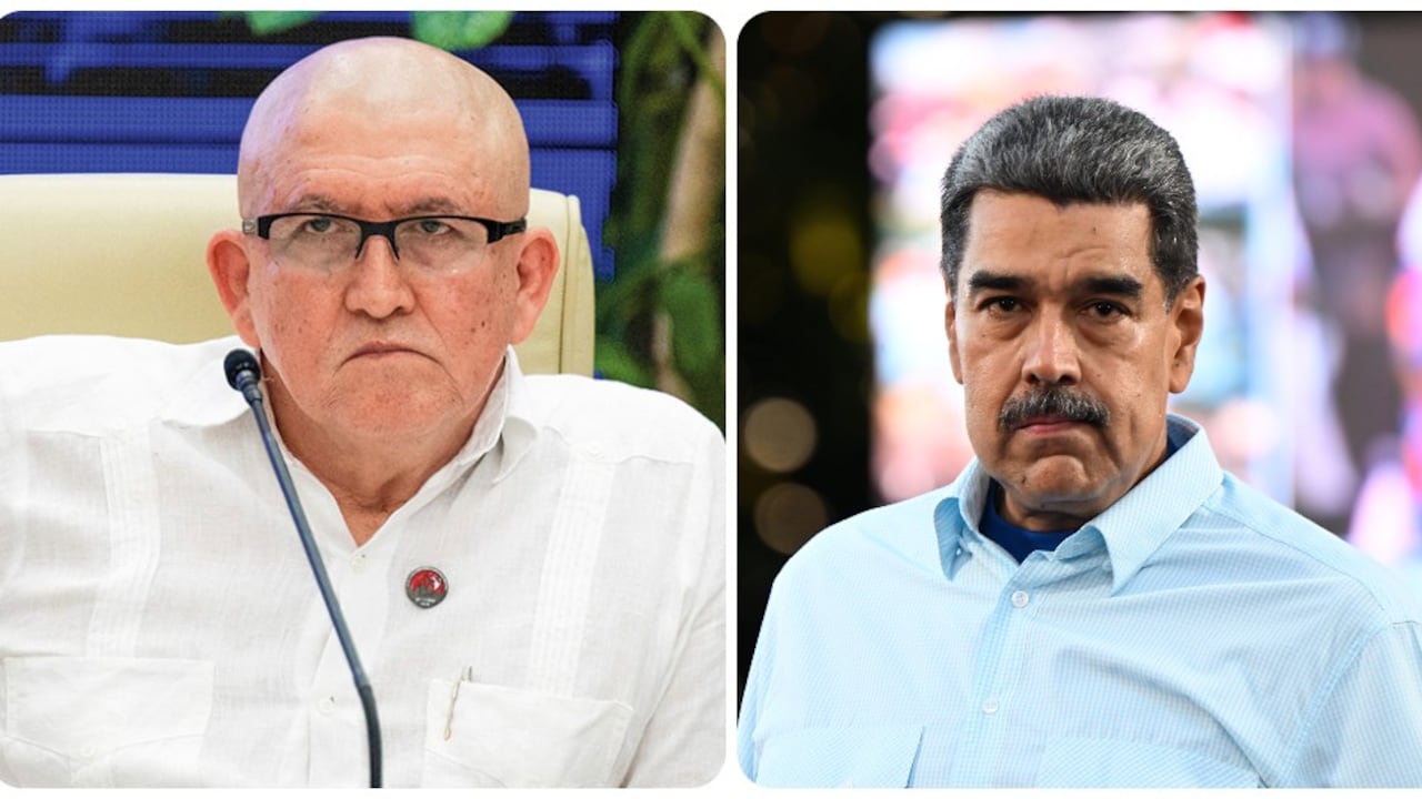Antonio García y Nicolás Maduro.