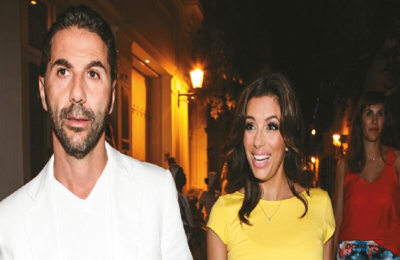 José Antonio Bastón y Eva Longoria.