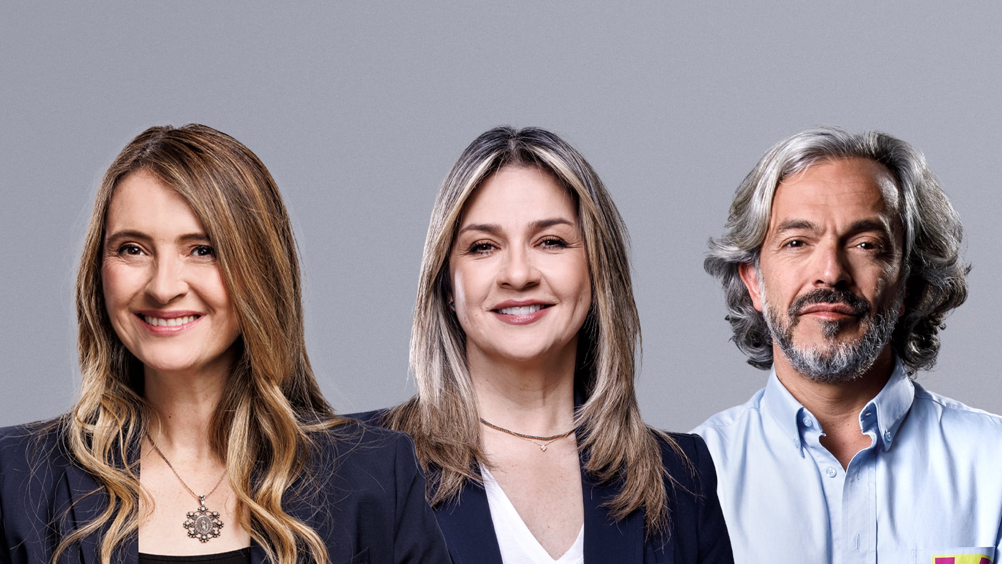 Paloma Valencia, Vicky Dávila y Juan Daniel Oviedo