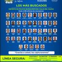 Cartel de los 45 delincuentes más buscadas de Buenaventura