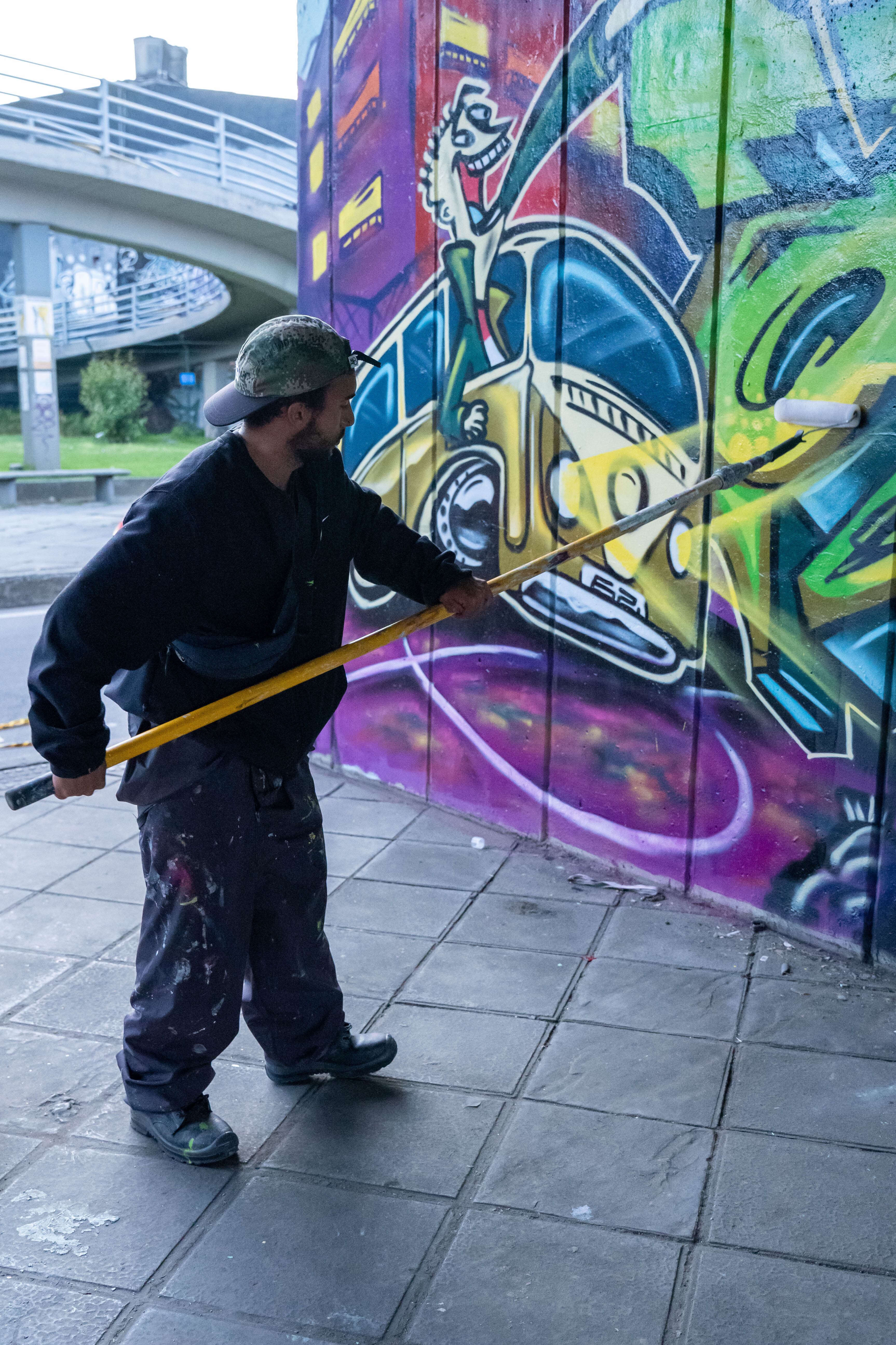 Matón de grafiti en Bogotá: durante 40 horas seguidas, 270 artistas intervendrán murales importantes vías de la capital; conozca cuáles serán