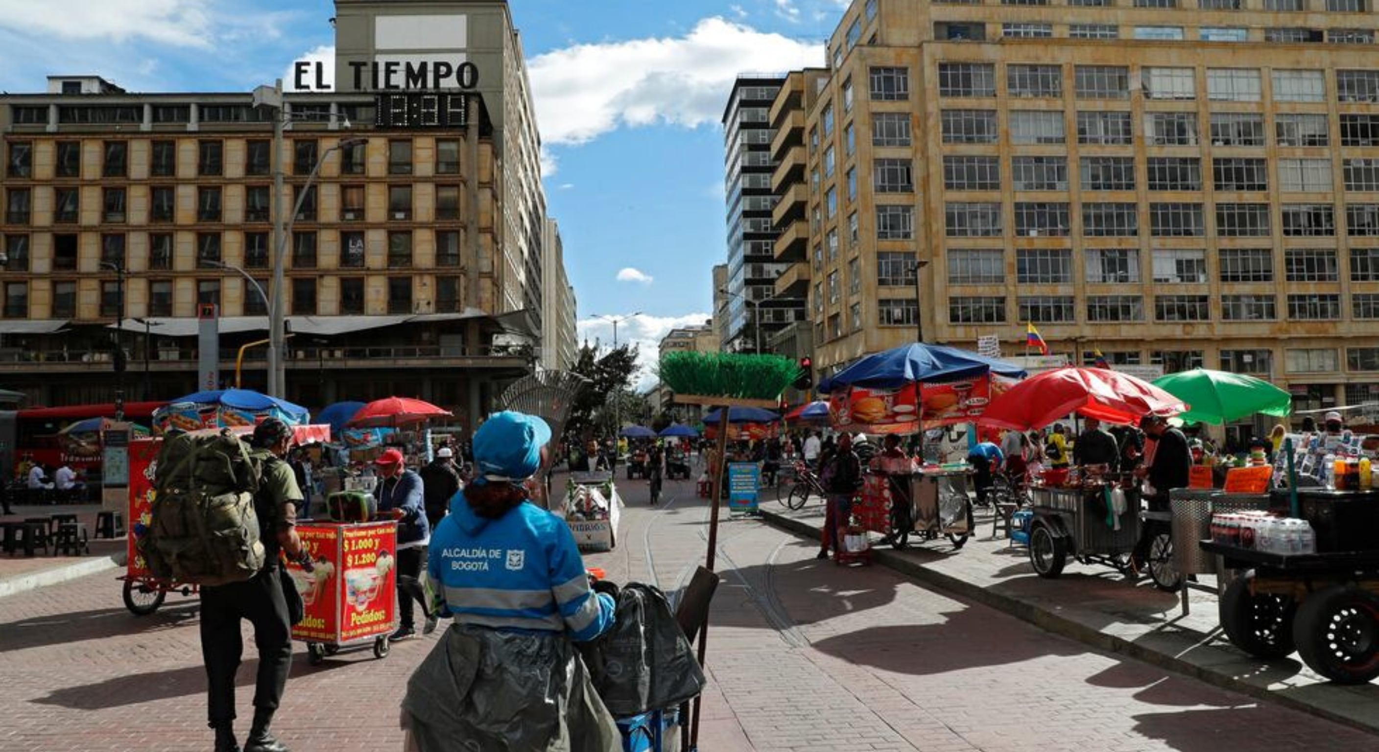 Ventas ambulantes en Bogotá
