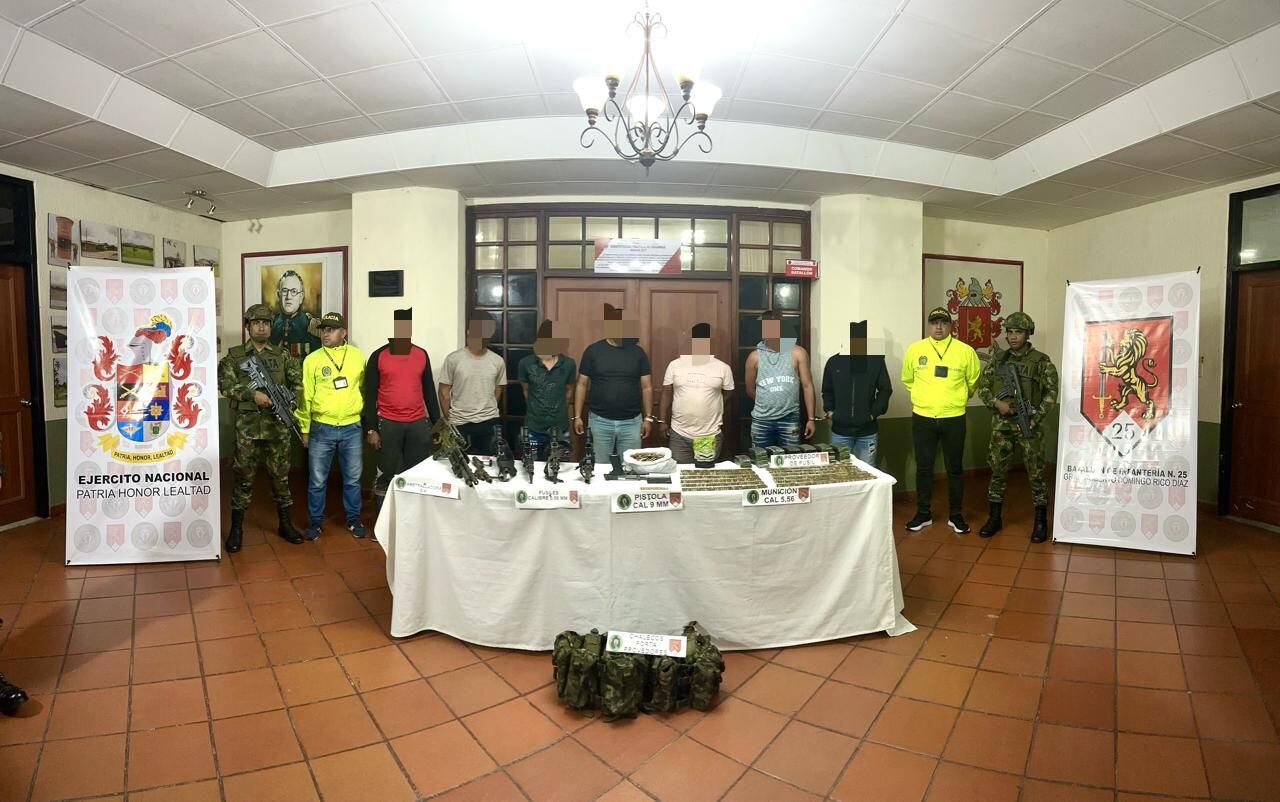 Capturados siete presuntos integrantes de las disidencias de Iván Márquez.