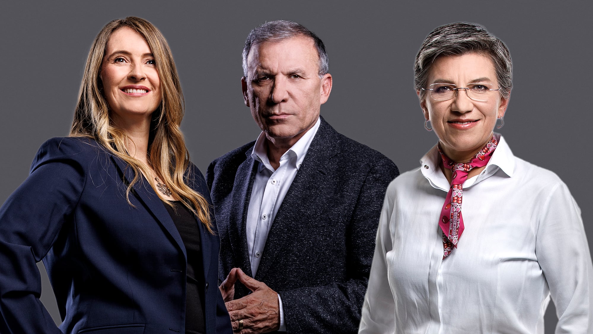 ⁠Paloma Valencia, Roy Barreras y Claudia López