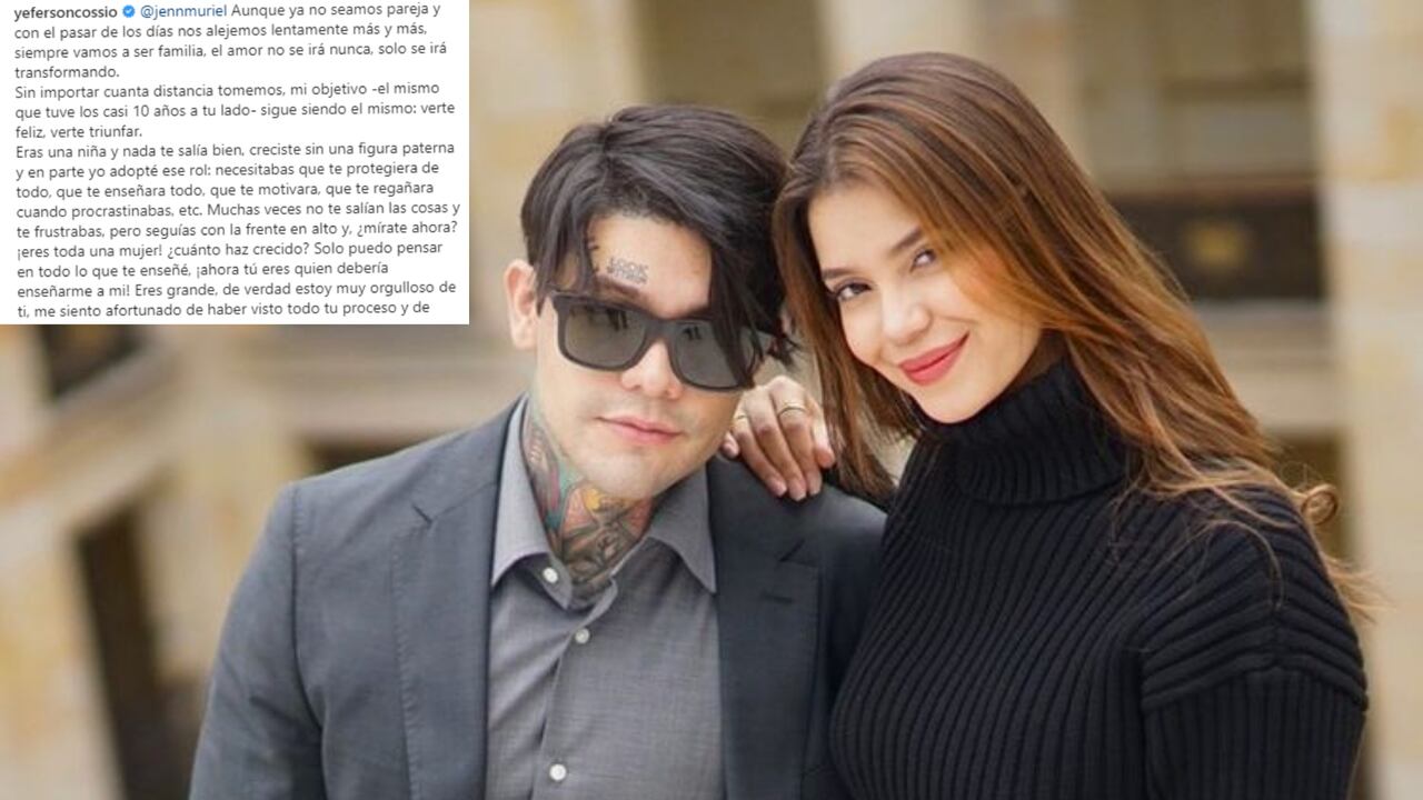 Ola de críticas contra Yeferson Cossio por publicación que le mandó a Jenn Muriel.